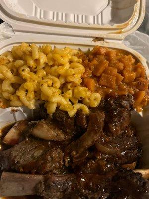 Macaroni and Cheese Yams  Braised Beef Ribs