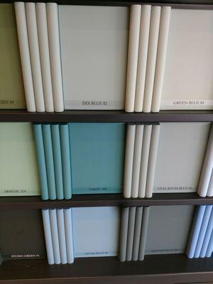 Paint selection wall