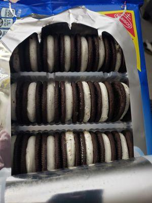 2.25.24 Oreo mega stuff.Lil 2 much fillin imo