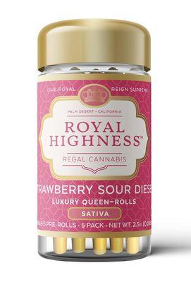 Royal Highness Infused 5 pack preroll