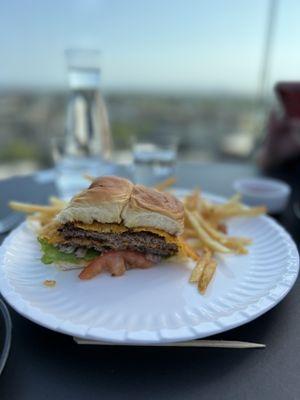 x2 burger patties in Hawaii rolls