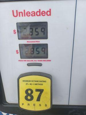 Best price around! Fill 'er up :-)