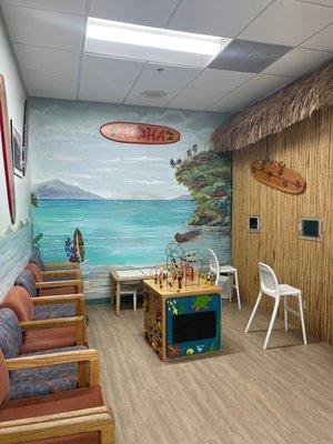 Such a cute waiting room!