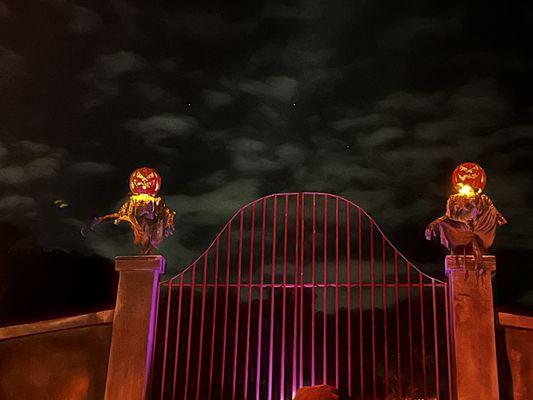 Entrance to corn maze