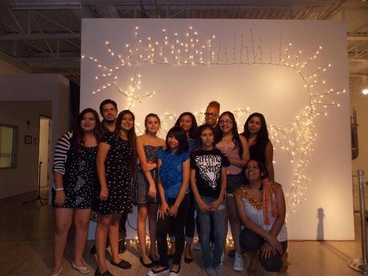 thanks to our summer Teen Arts Puentes Project (TAPP) participants.