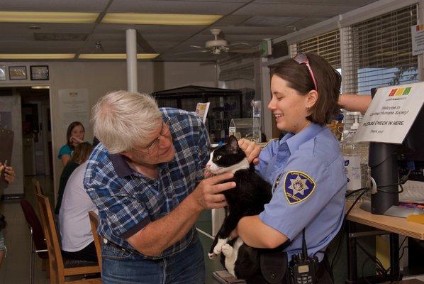 Each year we provide a safe haven for thousands of lost animals and help reunite them with their families.