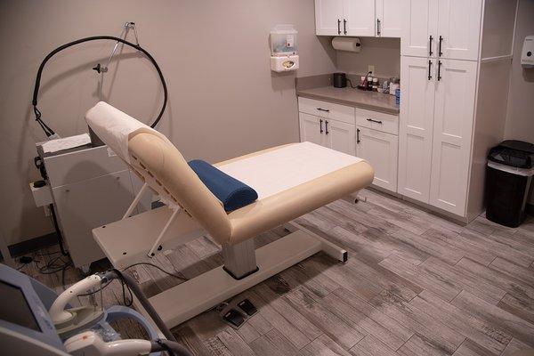 One of the treatment rooms at SkinMedix.