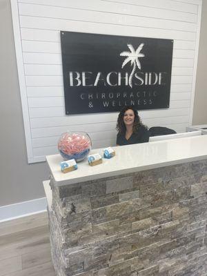 Checking in at Beachside Chiropractic