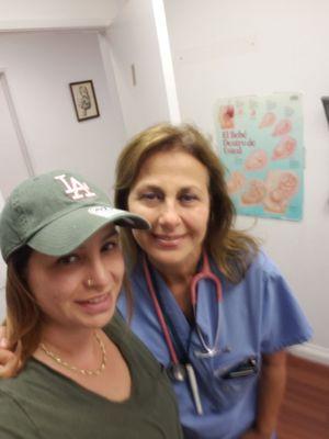 Me and the  Best doctor  Veronica Abusleme