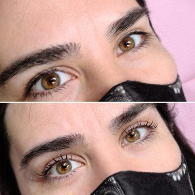 Lash lift tint