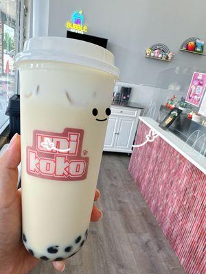 MT9-White Peach Oolong Milk Tea with CC