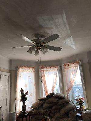 Ceiling fan installation