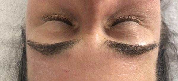 beautiful full brows but it takes time!