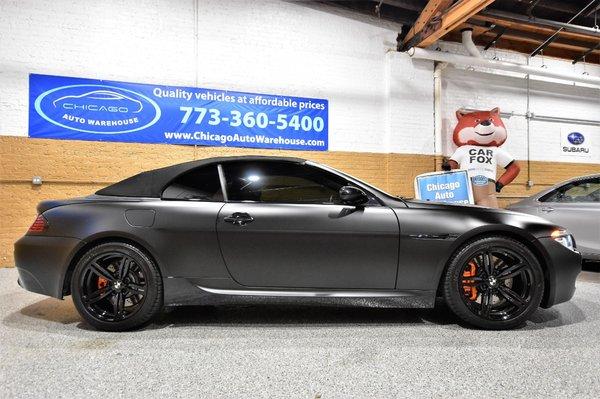 2008 Bmw M6 Convertible 
ONLY 35k original miles 
V10 500HP plus 
Original MSRP $117,720