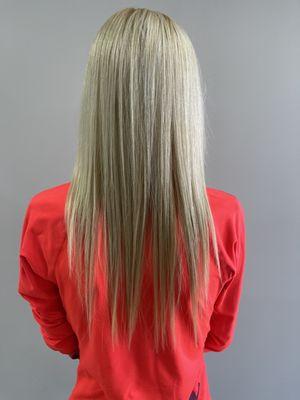 Blonde color done by Khang