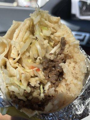 Bulgogi Beef Burrito