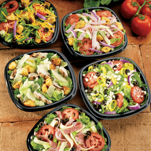 5 salads to choose from