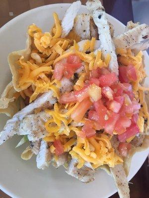 Chicken taco salad!