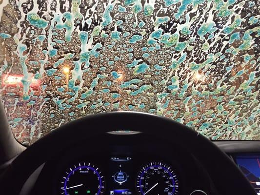 Psychedelic car wash?