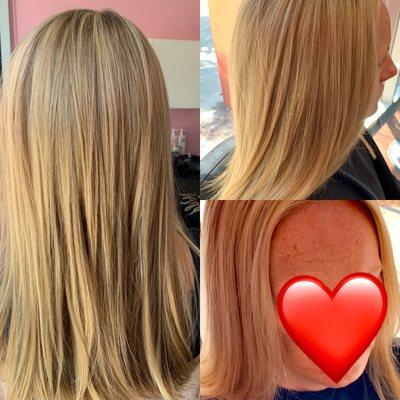 Balayage Balayage , what's  to not love about this seamless and natural blonding technique?