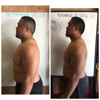 SAVAJ client Lu, lost 17 pounds in 45 days