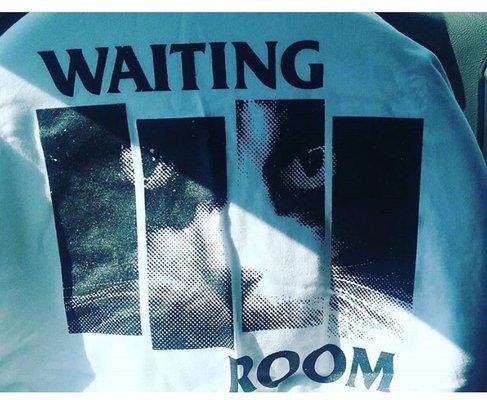 Waiting Room Records t-shirt, so comfy.