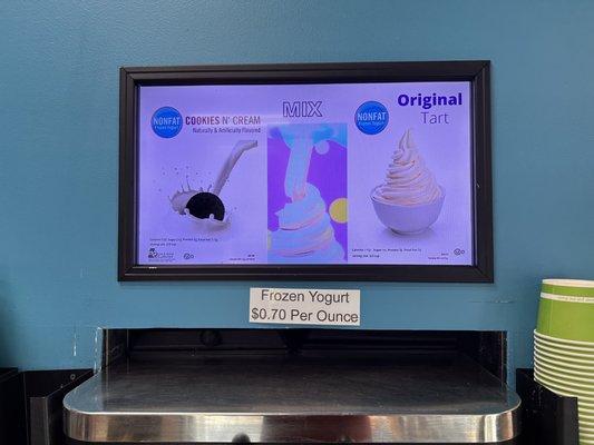 Frozen yogurt