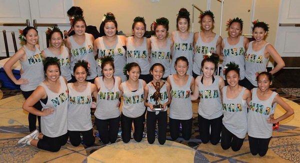 Wahine first Place winners