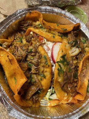 Traditional 3 Birria Tacos