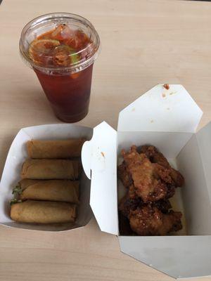 A3. Spring Rolls Thai Lime Tea A4. Oo-La-La Wings