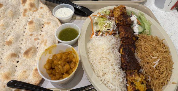 Chicken Kabob Platter