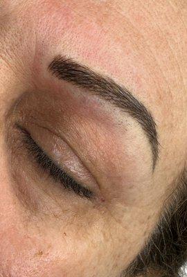 This is my result after microblading.