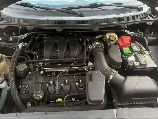 Photo of my engine after tune up