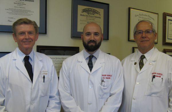 Thomas Underhill, O.D. has joined Robert Le Sage, O.D. and Timothy Underhill, O.D. at Doctors Eyecare Centers