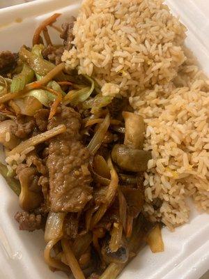 21. Mongolian Beef Lunch