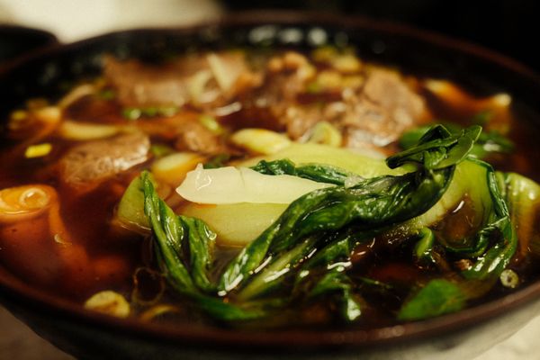 spicy beef noodle soup