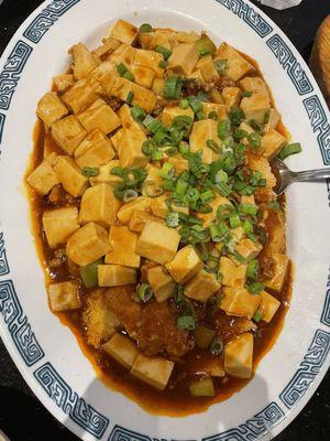 Mapo tofu fried fish (flounder)