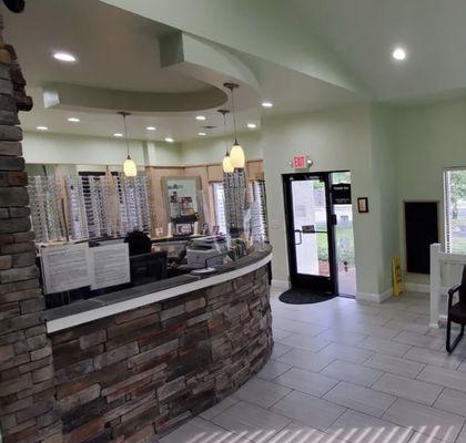 Interior Waiting Room of Barnes Talero EyeCare