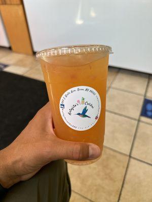 Agua fresca de mango y sandía mix