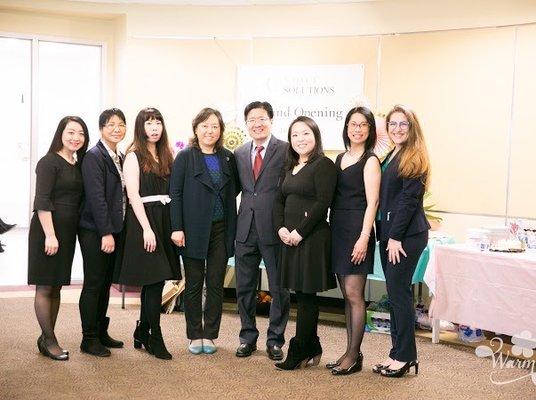 Dr. Liu And his staff