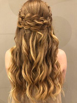 Gorgeous hair for homecoming at Blo Carlsbad!