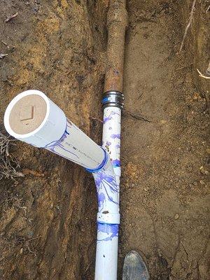 Sewer line repair