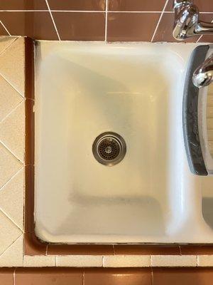 sink with ingrained paints (AFTER)