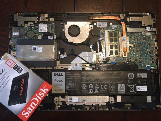 Laptop SSD Upgrade - Hard Drive Replacement McAllen TX