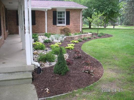 landscape beds