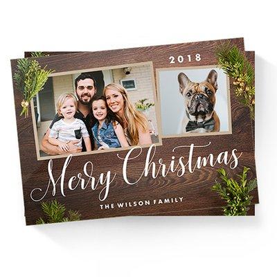 Custom Christmas family photo cards