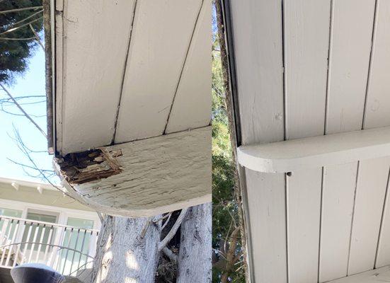 Termite Damages - Repair Work