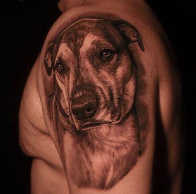 Dog Portrait done by Bryan Ramirez