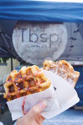 Tbsp Waffles - Strawberry & Sprinkles and Plain