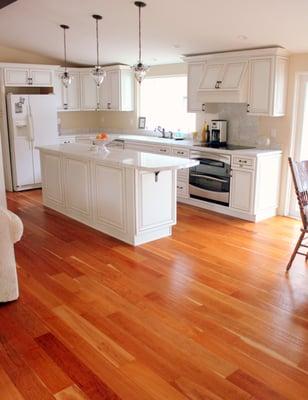 5" hand scraped America Cherry hardwood floors